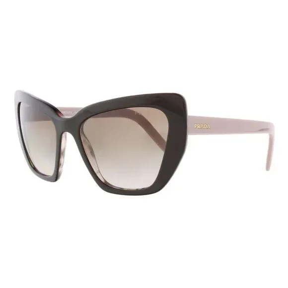 Prada “Catwalk” Sunglasses Brown-Pink COMES W PRADA SUNGLASSES CASE🔥 - Picture 1 of 6